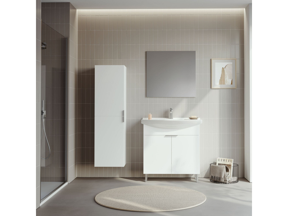 Decoratieve houten spiegel "Purus 80" -  cm - Transparant