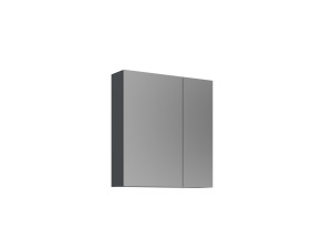 Badkamermeubel met spiegel "Purus Desna 60" - 60 x 16 x 66 cm - Mat antraciet