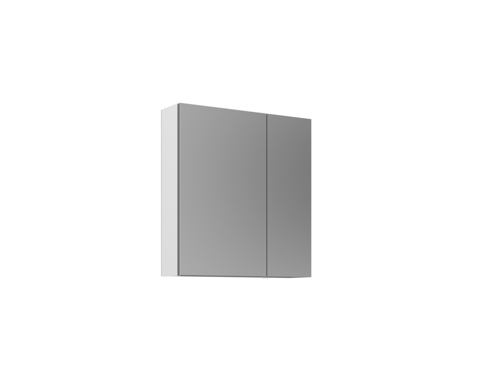 Badkamermeubel met spiegel "Purus Desna 60" - 60 x 16 x 66 cm - Wit