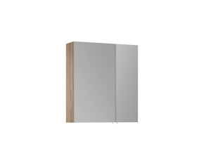 Badkamermeubel met spiegel "Side 60" - 60 x 16 x 66 cm - Eiken