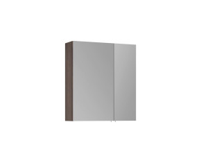 Badkamermeubel met spiegel "Side 60" - 60 x 16 x 66 cm - Dark Walnut