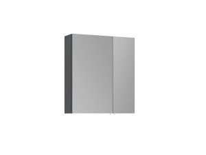 Badkamermeubel met spiegel "Side 60" - 60 x 16 x 66 cm - Mat antraciet
