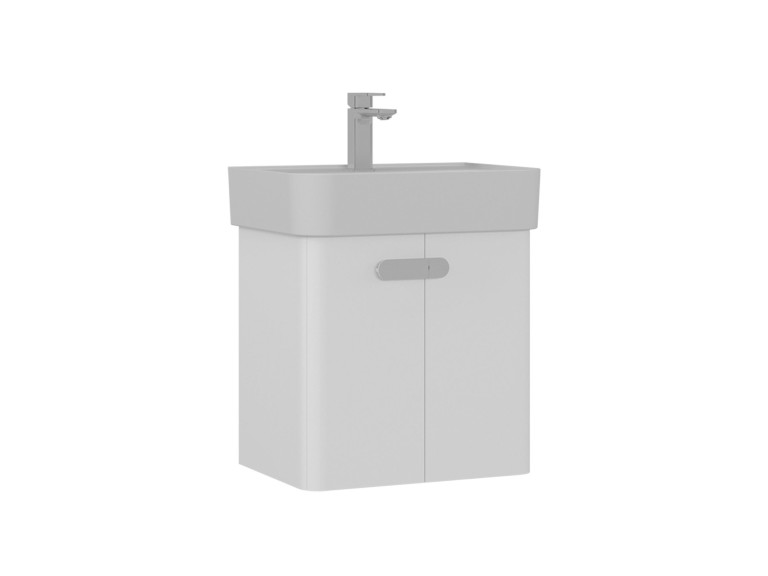 Wastafelmeubel "Orbit 55" - 55 x 38 x 62 cm - Wit