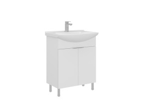 Wastafelmeubel "Purus 65" - 65 x 50 x 83 cm - Wit