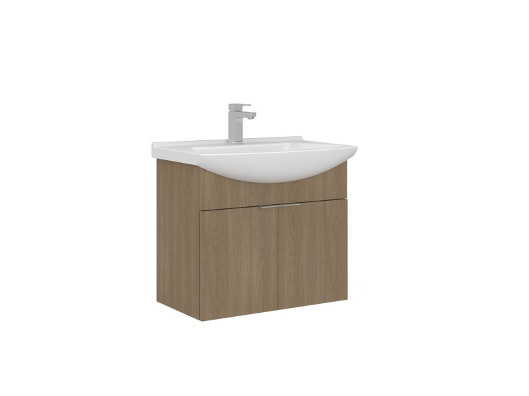 Wastafelmeubel "Purus 65" - 65 x 50 x 58 cm - Sonomo Oak