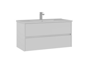 Wastafelmeubel "Side 100 v3" - 100 x 45 x 52 cm - Matwit