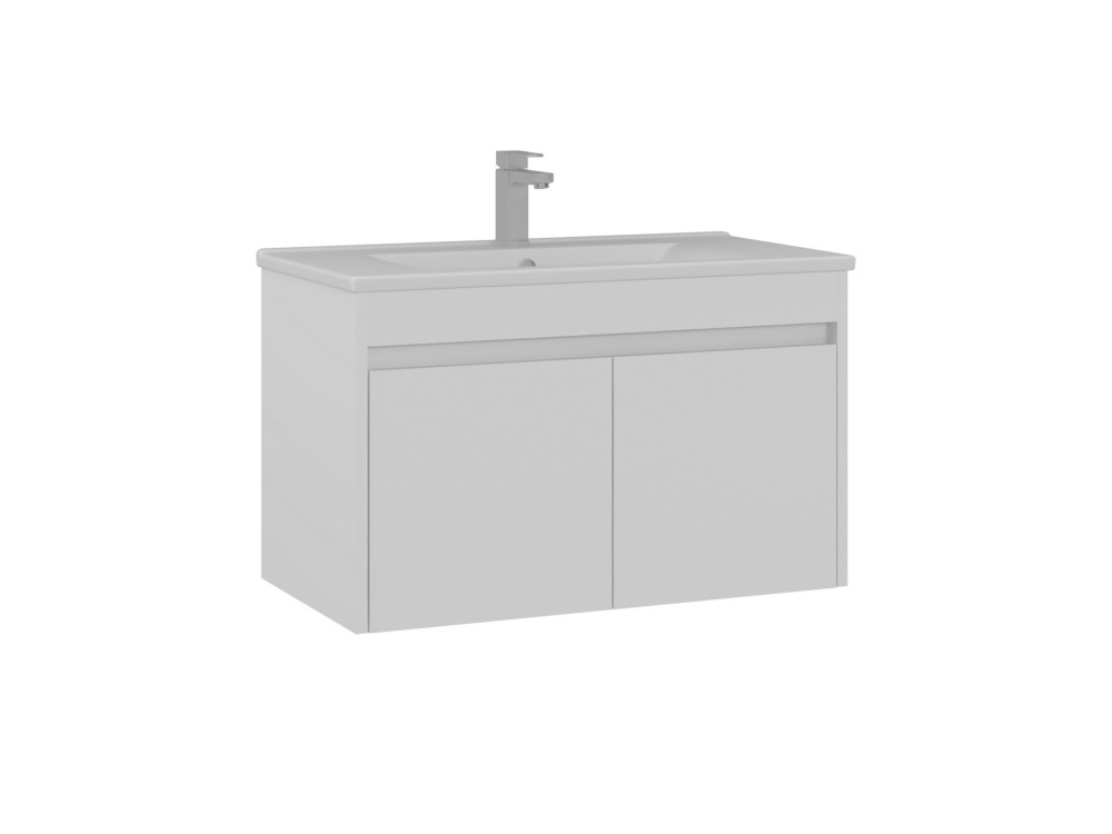 Wastafelmeubel "Side 85 v2" - 85 x 45 x 52 cm - Matwit