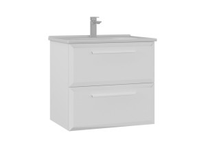 Wastafelmeubel "Nuvola 65 v2" - 65 x 50 x 62 cm - Wit