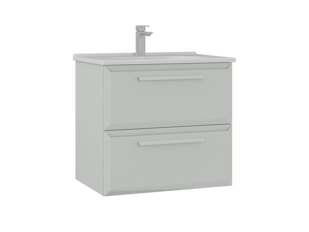 Wastafelmeubel "Nuvola 65 v2" - 65 x 50 x 62 cm - Cashmere
