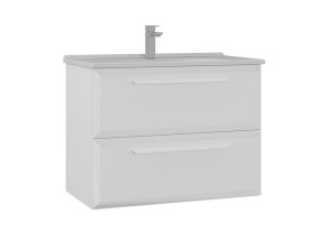 Wastafelmeubel "Nuvola 80 v2" - 80 x 50 x 62 cm - Wit