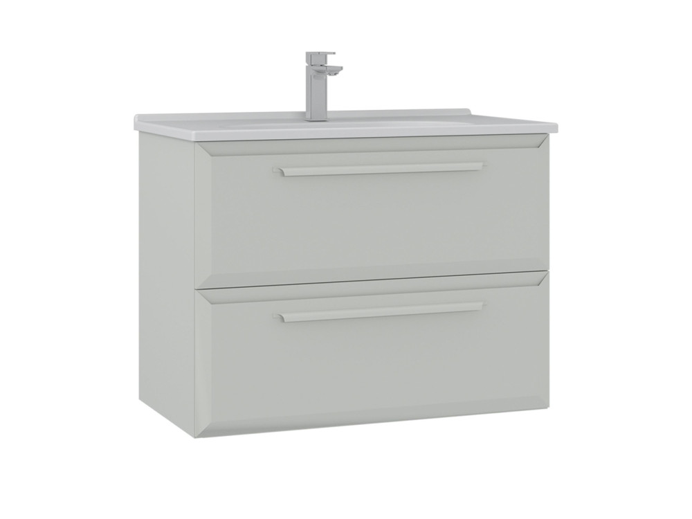 Wastafelmeubel "Nuvola 80 v2" - 80 x 50 x 62 cm - Cashmere
