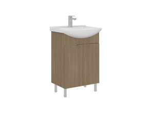 Wastafelmeubel "Purus 55" - 55 x 50 x 83 cm - Sonomo Oak