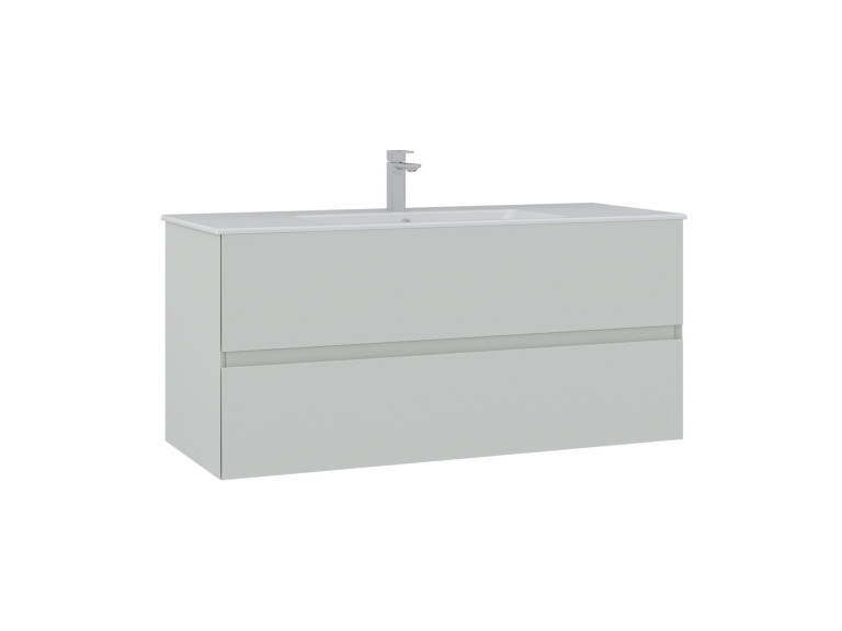 Wastafelmeubel "Nest 121 v2" - 121 x 51 x 55 cm - Matte Cashmere