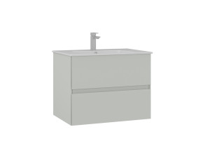 Wastafelmeubel "Nest 71 v2" - 71 x 51 x 55 cm - Matte Cashmere