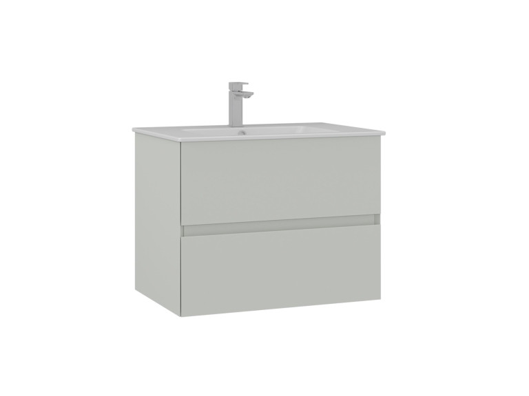 Wastafelmeubel "Nest 71 v2" - 71 x 51 x 55 cm - Matte Cashmere
