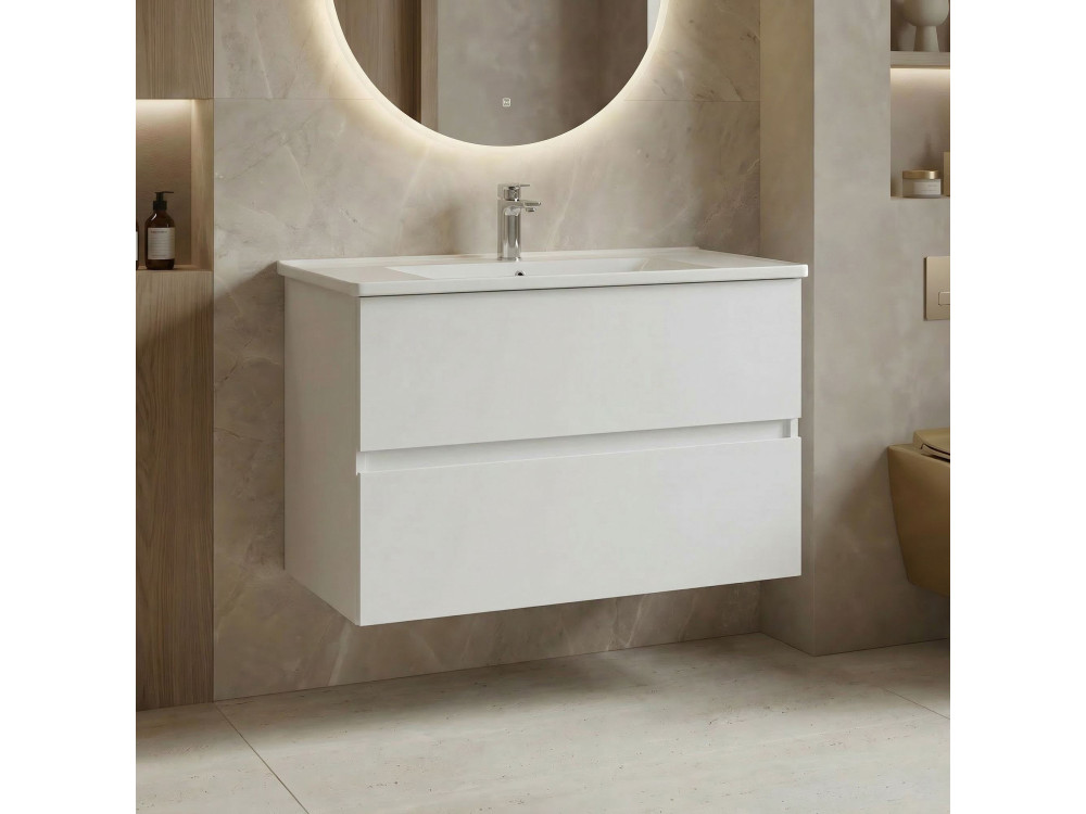 Wastafelmeubel "Nest 91 v2" - 91 x 51 x 55 cm - Matwit
