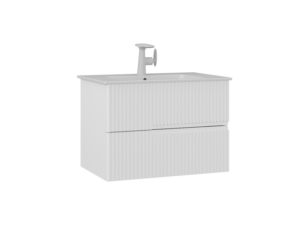 Wastafelmeubel "Moonlight 70 v2" - 71 x 51 x 51 cm - Matwit