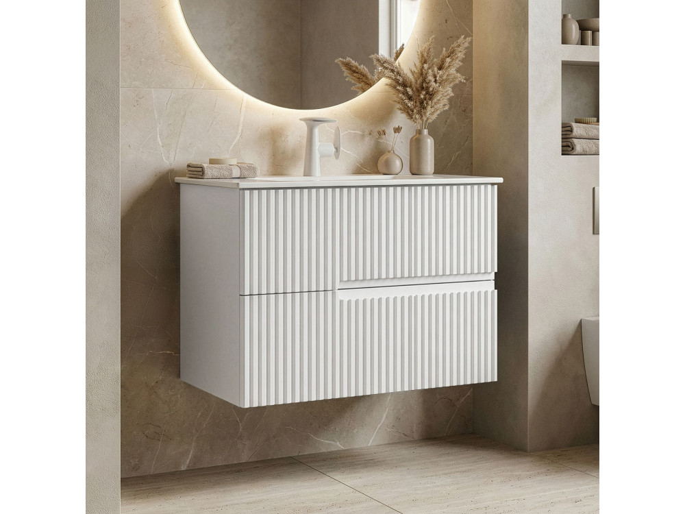 Wastafelmeubel "Moonlight 70 v2" - 71 x 51 x 51 cm - Matwit