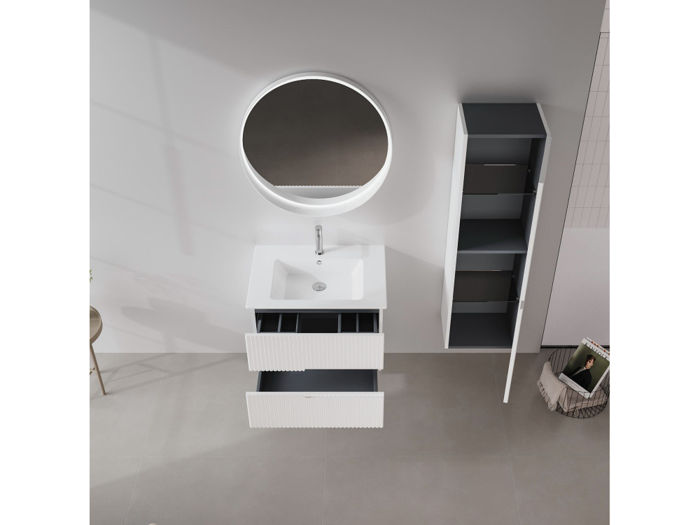 Wastafelmeubel "Moonlight 70 v2" - 71 x 51 x 51 cm - Matwit