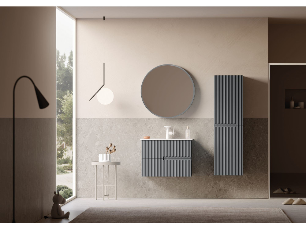 Wastafelmeubel "Moonlight 70 v2" - 71 x 51 x 51 cm - Matte Grey