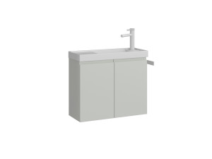 Wastafelmeubel "Ferla 60" - 60 x 22 x 50 cm - Matte Cashmere