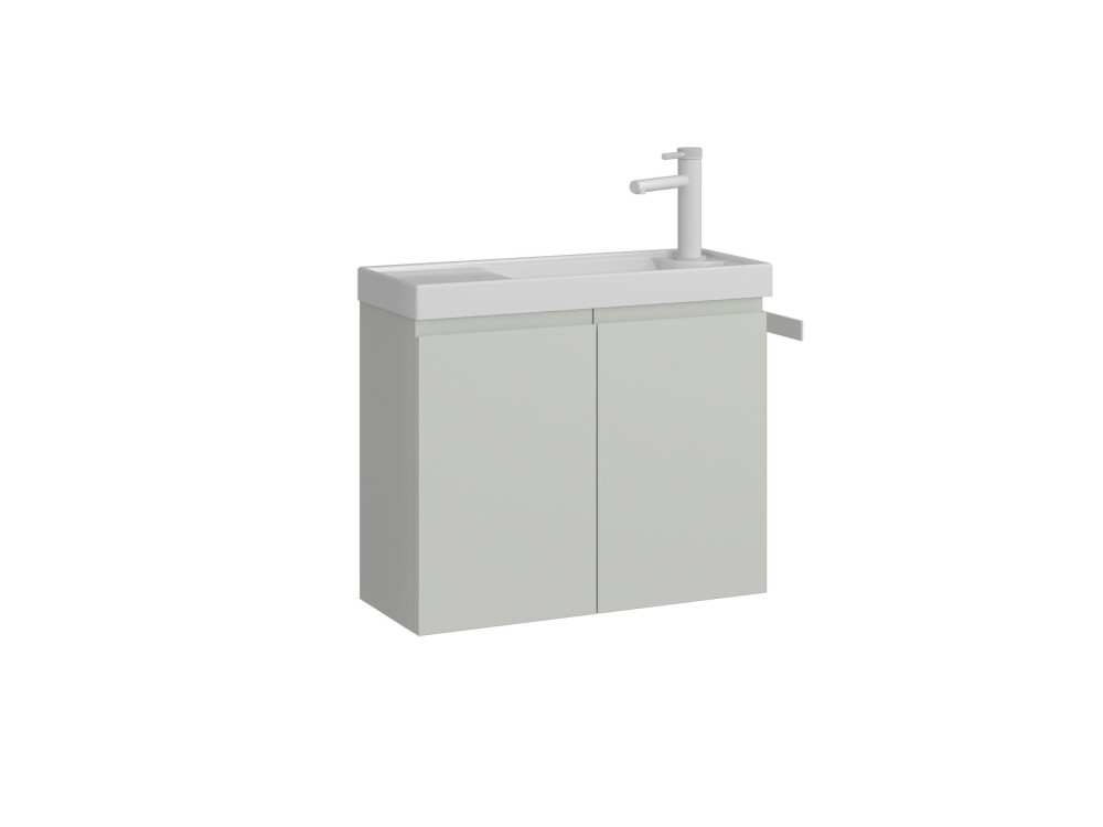 Wastafelmeubel "Ferla 60" - 60 x 22 x 50 cm - Matte Cashmere
