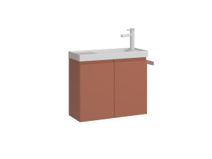 Wastafelmeubel "Ferla 60" - 60 x 22 x 50 cm - Matte Cinnamon
