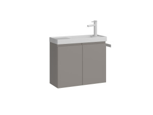 Wastafelmeubel "Ferla 60" - 60 x 22 x 50 cm - Matte Mink