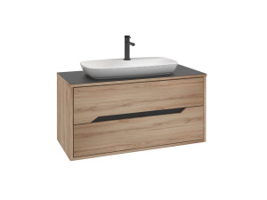 Wastafelmeubel "Galia 100 v2" -  cm - Eiken