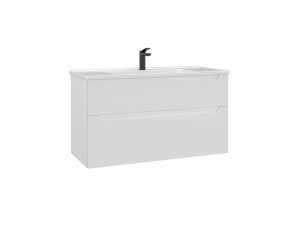 Wastafelmeubel "Messina 100 v2" - 100 x 45 x 55 cm - Matwit