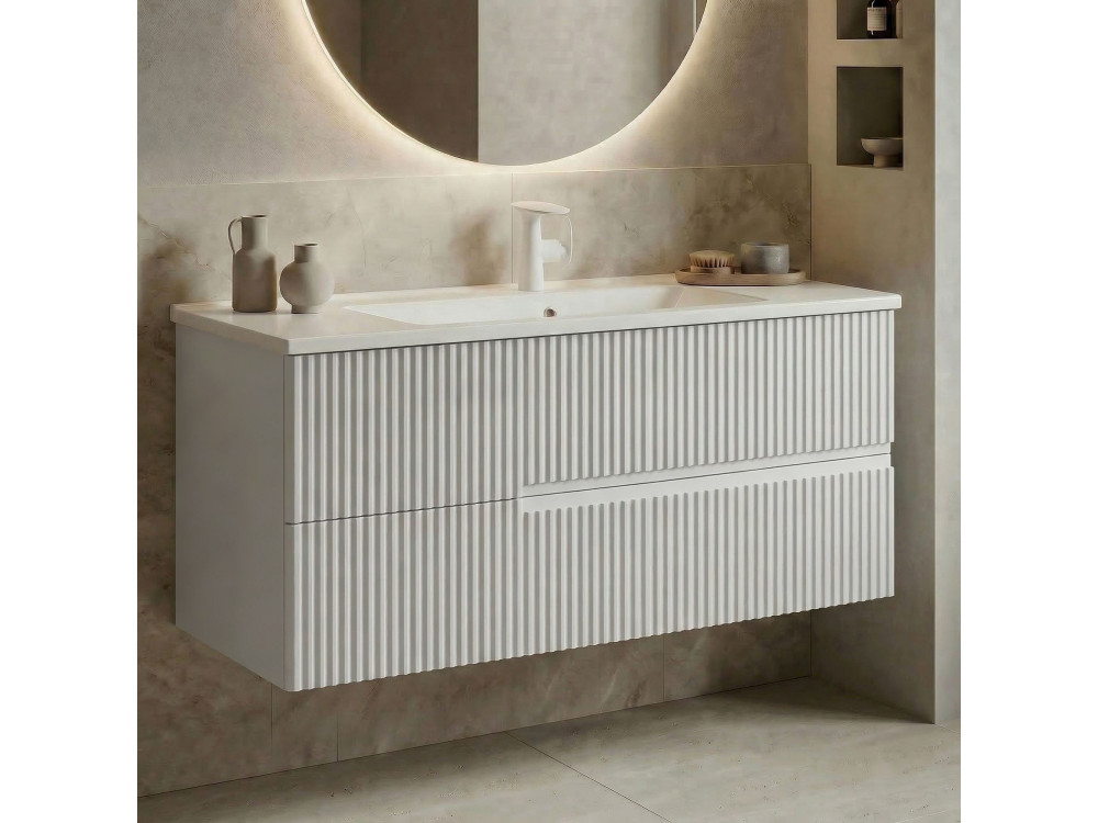 Wastafelmeubel "Moonlight 120" - 121 x 51 x 51 cm - Matwit