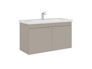 Wastafelmeubel "Desna 100" - 100 x 45 x 58 cm - Zandkleur