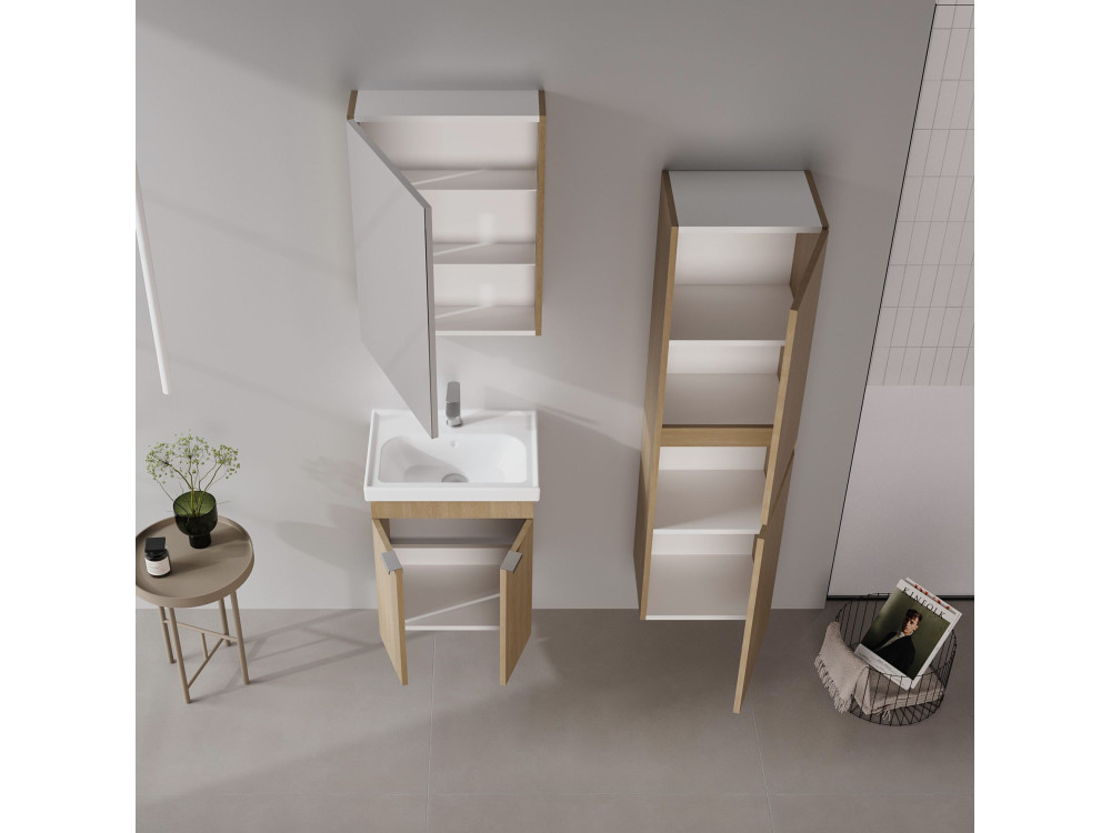 Wastafelmeubel "Desna 50" - 50 x 38 x 58 cm - Sonomo Oak