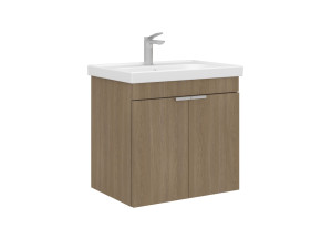 Wastafelmeubel "Desna 60" - 60 x 45 x 58 cm - Sonomo Oak