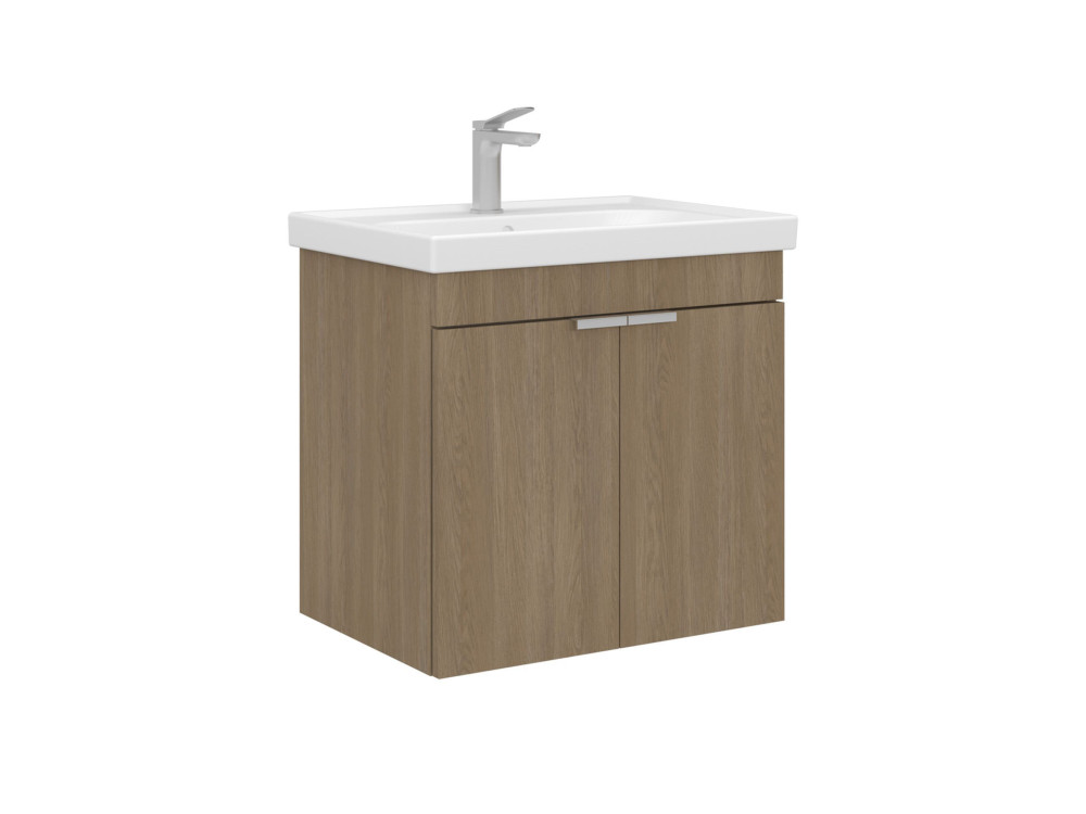Wastafelmeubel "Desna 60" - 60 x 45 x 58 cm - Sonomo Oak