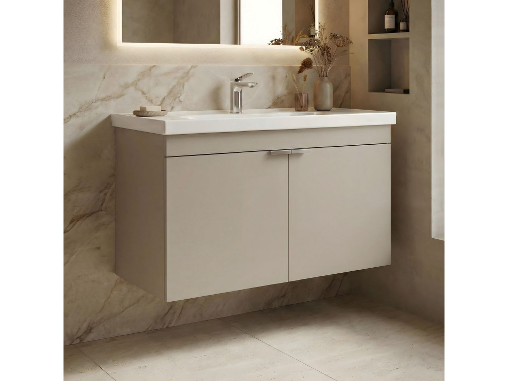 Wastafelmeubel "Desna 80" - 80 x 45 x 58 cm - Zandkleur