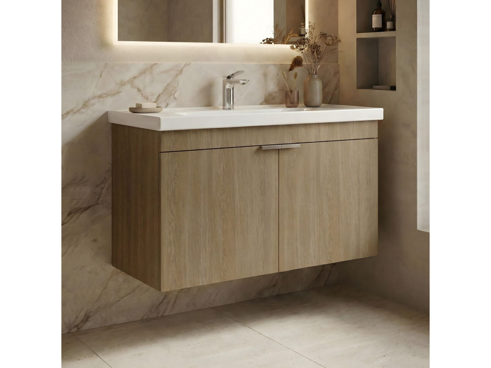 Wastafelkast "Desna 80" - 80 x 45 x 58 cm - Sonomo Oak