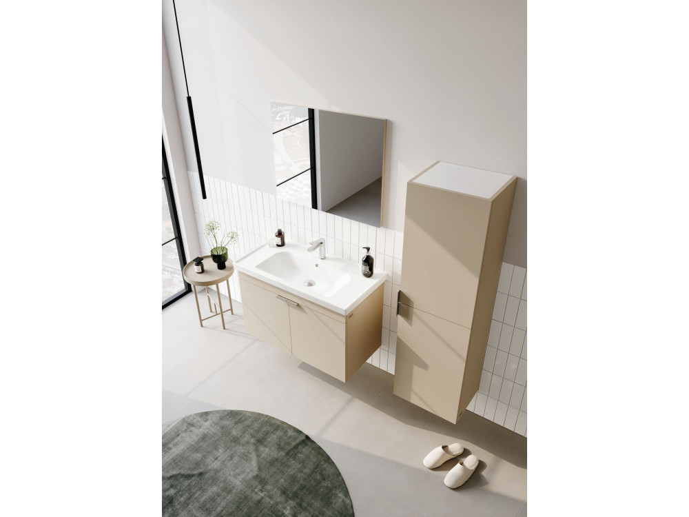 Wastafelmeubel "Desna 90" - 90 x 45 x 58 cm - Zandkleur