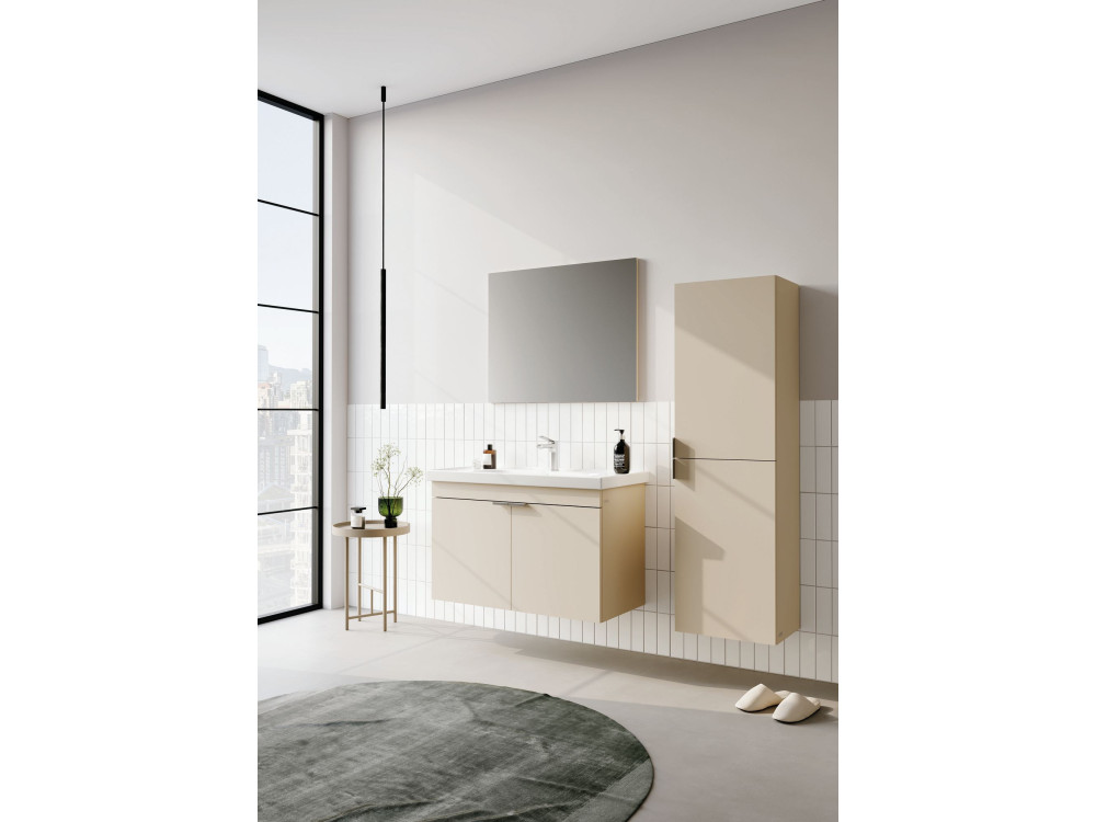 Wastafelmeubel "Desna 90" - 90 x 45 x 58 cm - Zandkleur