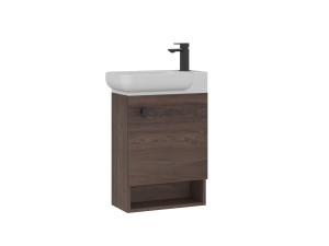 Wastafelkast "Begonya 55" - 53 x 33 x 75 cm - Dark Walnut