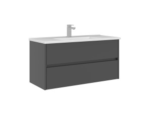 Wastafelmeubel "Arno 100" - 100 x 45 x 52 cm - Antraciet
