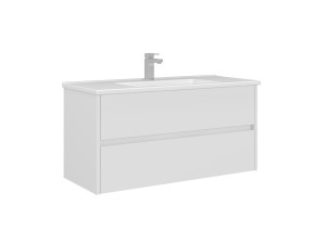 Wastafelkast "Arno 100" - 100 x 45 x 52 cm - Wit