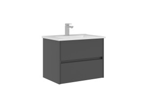 Wastafelmeubel "Arno 65" - 65 x 45 x 52 cm - Antraciet