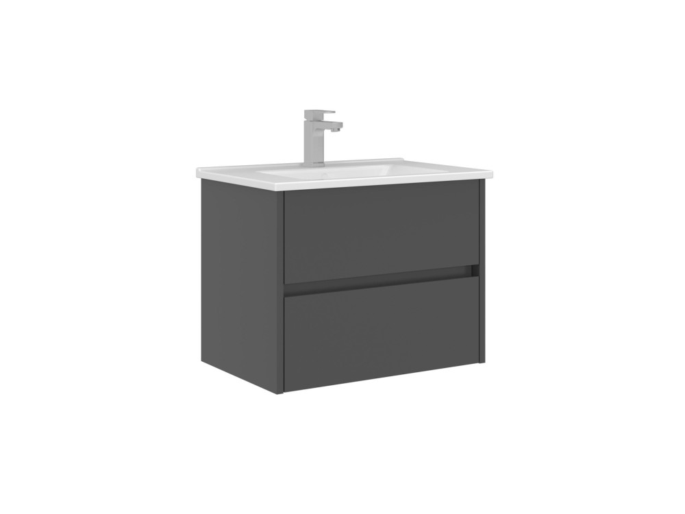 Wastafelmeubel "Arno 65" - 65 x 45 x 52 cm - Antraciet