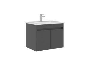 Wastafelmeubel "Arno 65" - 65 x 45 x 52 cm - Antraciet