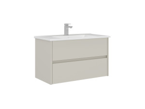 Wastafelmeubel "Arno 85" - 85 x 45 x 52 cm - Cashmere