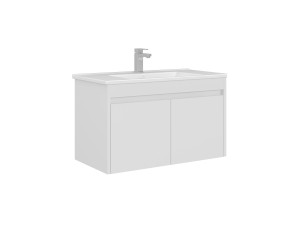 Wastafelmeubel "Arno 85" - 85 x 45 x 52 cm - Wit
