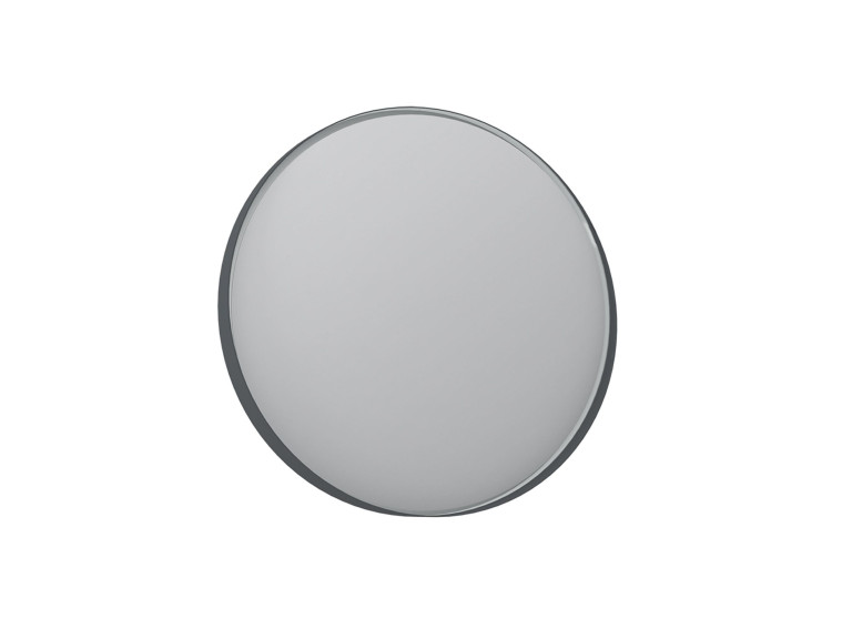 Decoratieve houten spiegel "Moonlight 90 v2" - 90 x 7 x 90 cm - mat antraciet