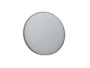 Decoratieve houten spiegel "Moonlight 90 v2" - 90 x 7 x 90 cm - Matgrijs