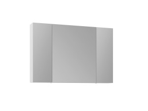 Badkamermeubel met spiegel "Nuvola 100 v2" - 97 x 16 x 66 cm - Wit